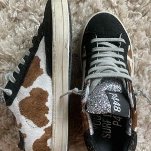 p448 cow sneakers